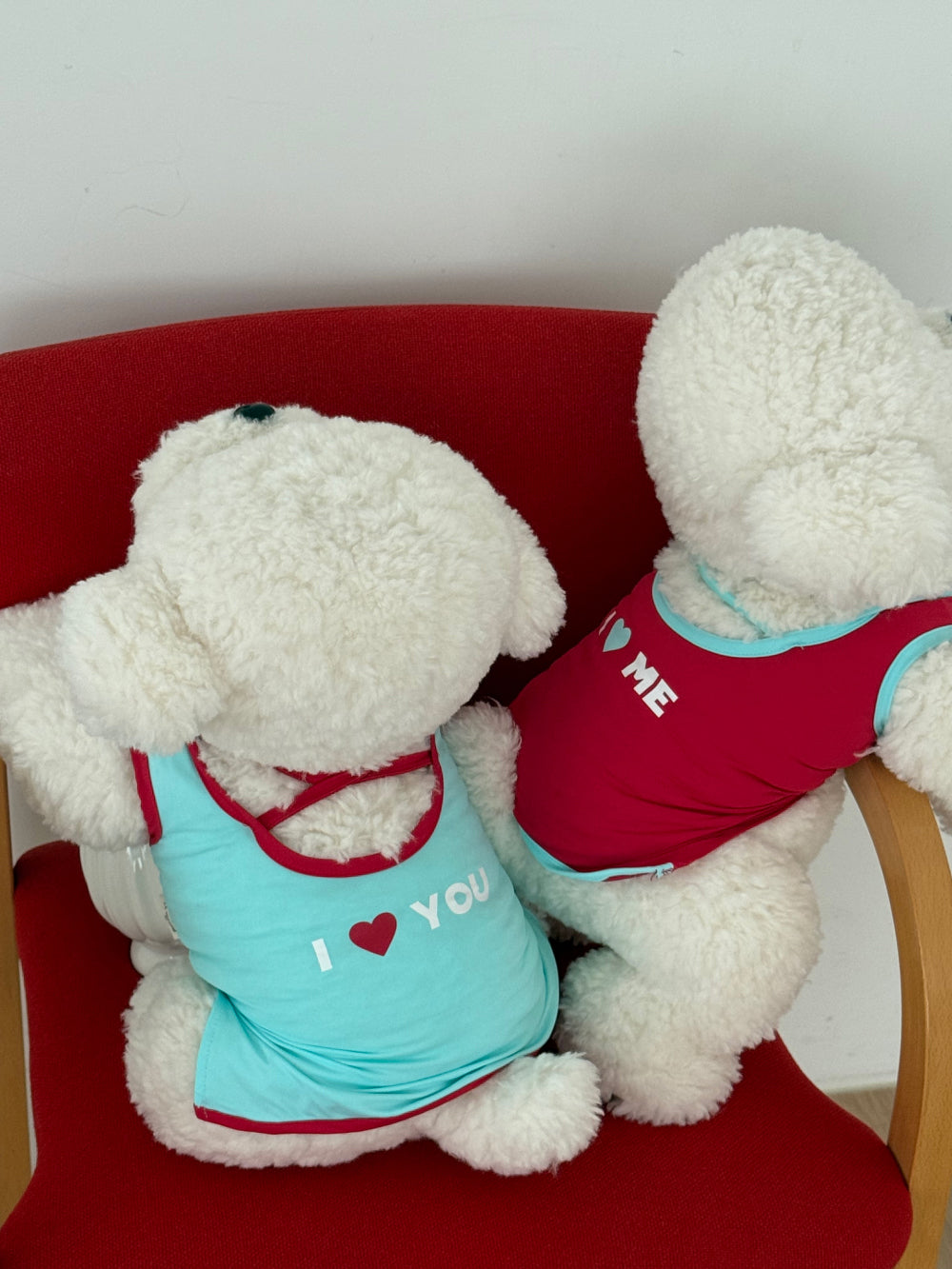 【予約】ラブ♡ノースリーブ〈DearMeong〉 韓国 韓国犬服 ドッグウェア