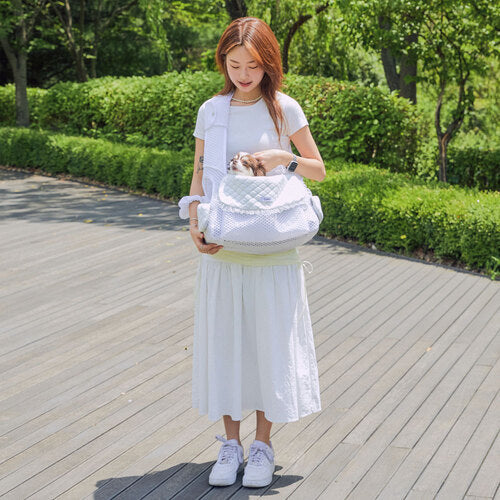 【予約】Cool Unibag (+Duraron Cushion)Sサイズ〈TOMO〉 韓国 韓国犬服 ドッグウェア スリング