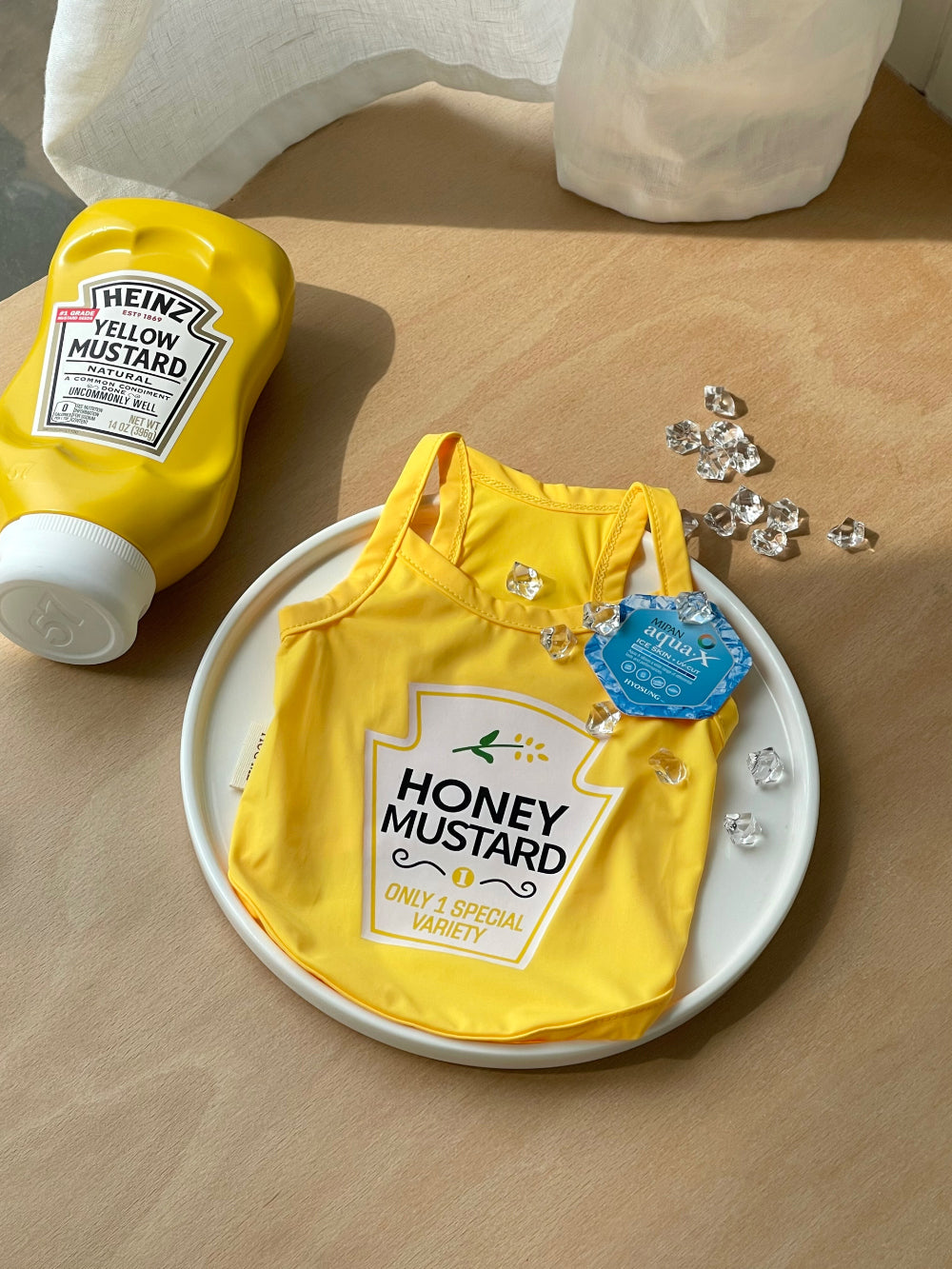 【予約】ソースキャミ（クール素材）〈HugMe〉韓国 韓国犬服 ドッグウェア