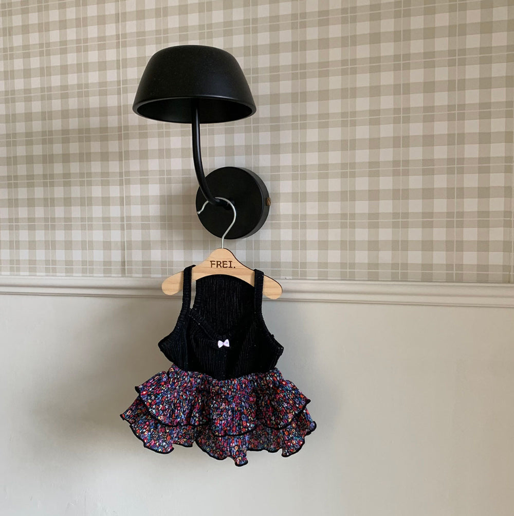 【予約】可愛いモンペワンピ〈Frei〉韓国 韓国犬服 ドッグウェア