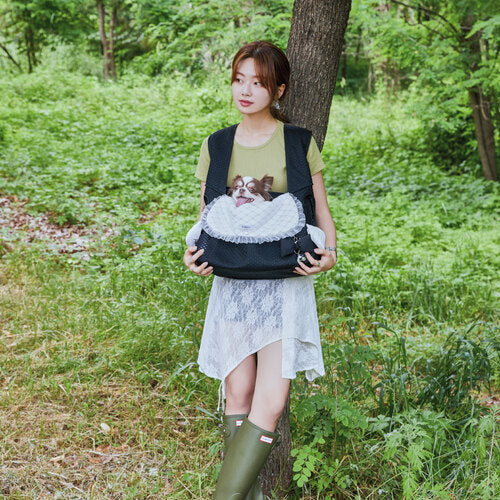 【予約】Cool Unibag (+Duraron Cushion)Sサイズ〈TOMO〉 韓国 韓国犬服 ドッグウェア スリング