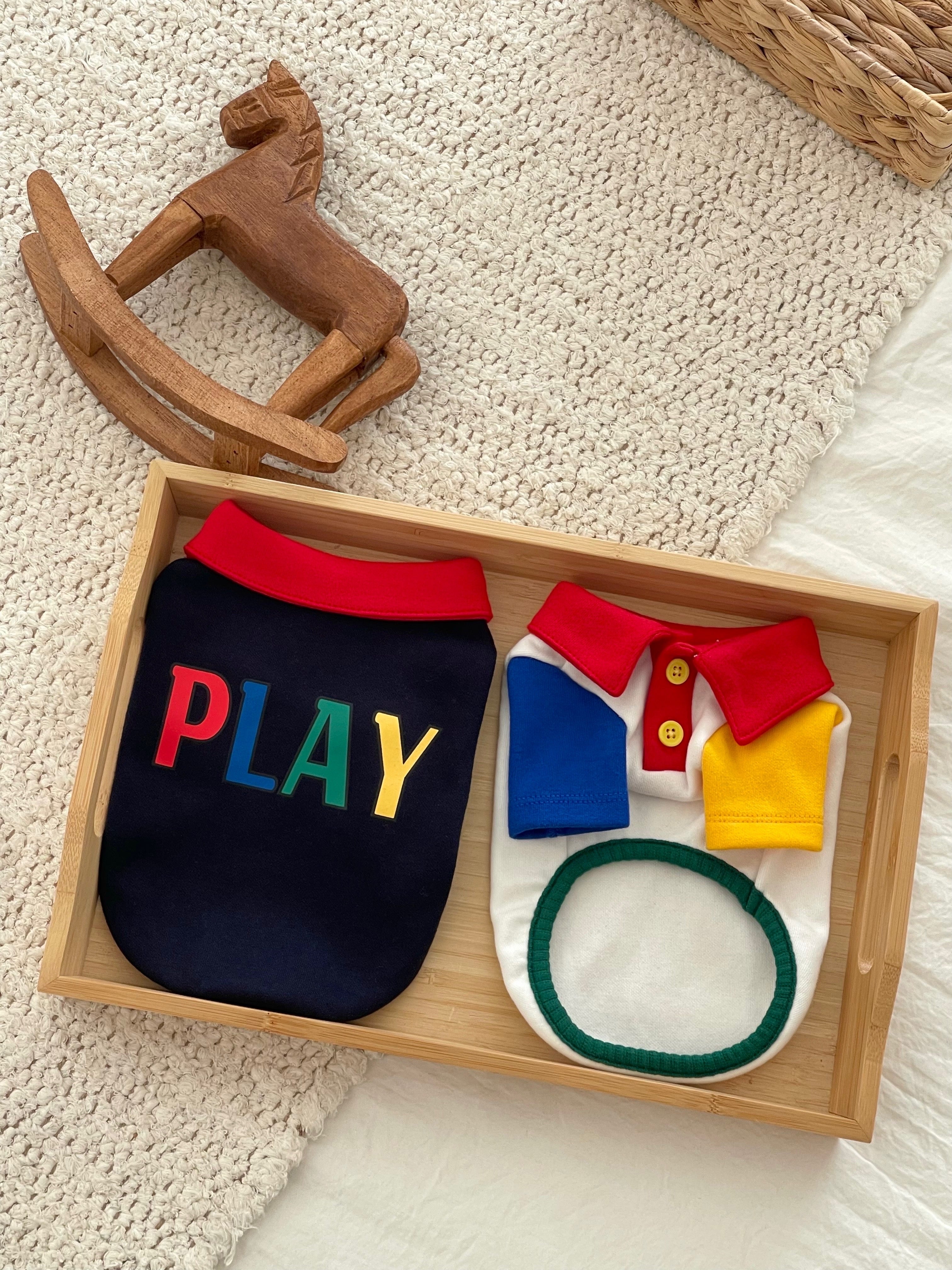 【予約】レゴPLAYトップス〈HugMe〉 韓国 韓国犬服 ドッグウェア