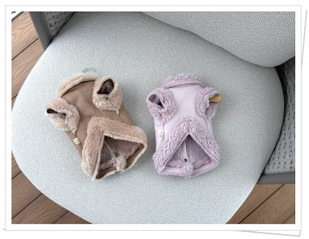 【予約】ハーネスムートン〈BlackLabel〉韓国　韓国犬服　ドッグウェア