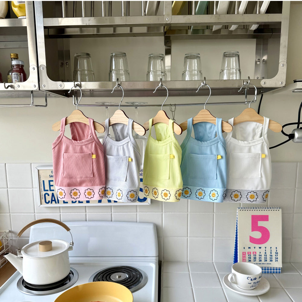 【予約】ロリポップスタークーリングキャミ(保冷剤２つ付)〈apple〉 韓国 韓国犬服 ドッグウェア